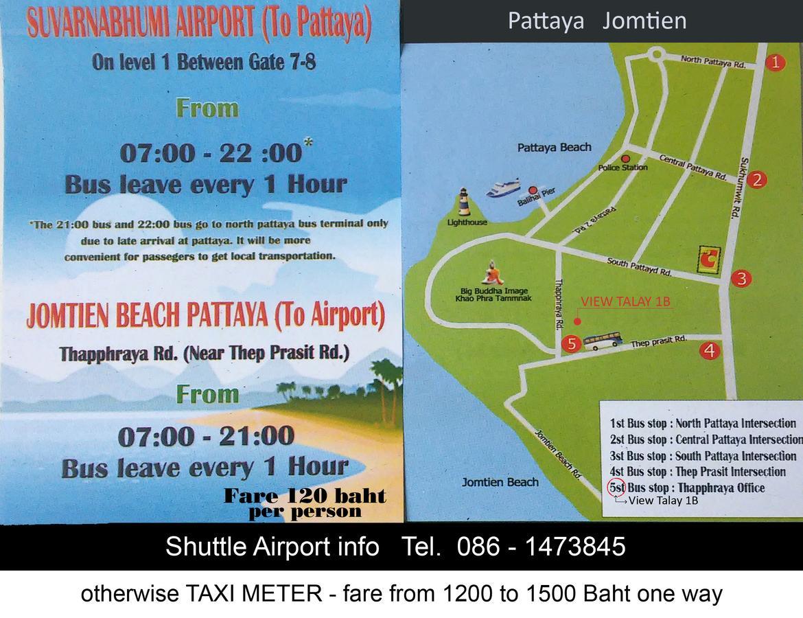 Ferienwohnung View Talay 1 Jomtien Pattaya Exterior foto